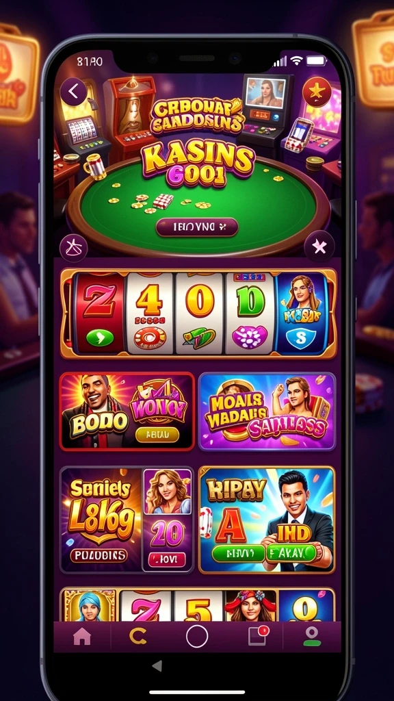 bolagila - Screenshot menampilkan tampilan utama permainan dengan berbagai opsi mode.